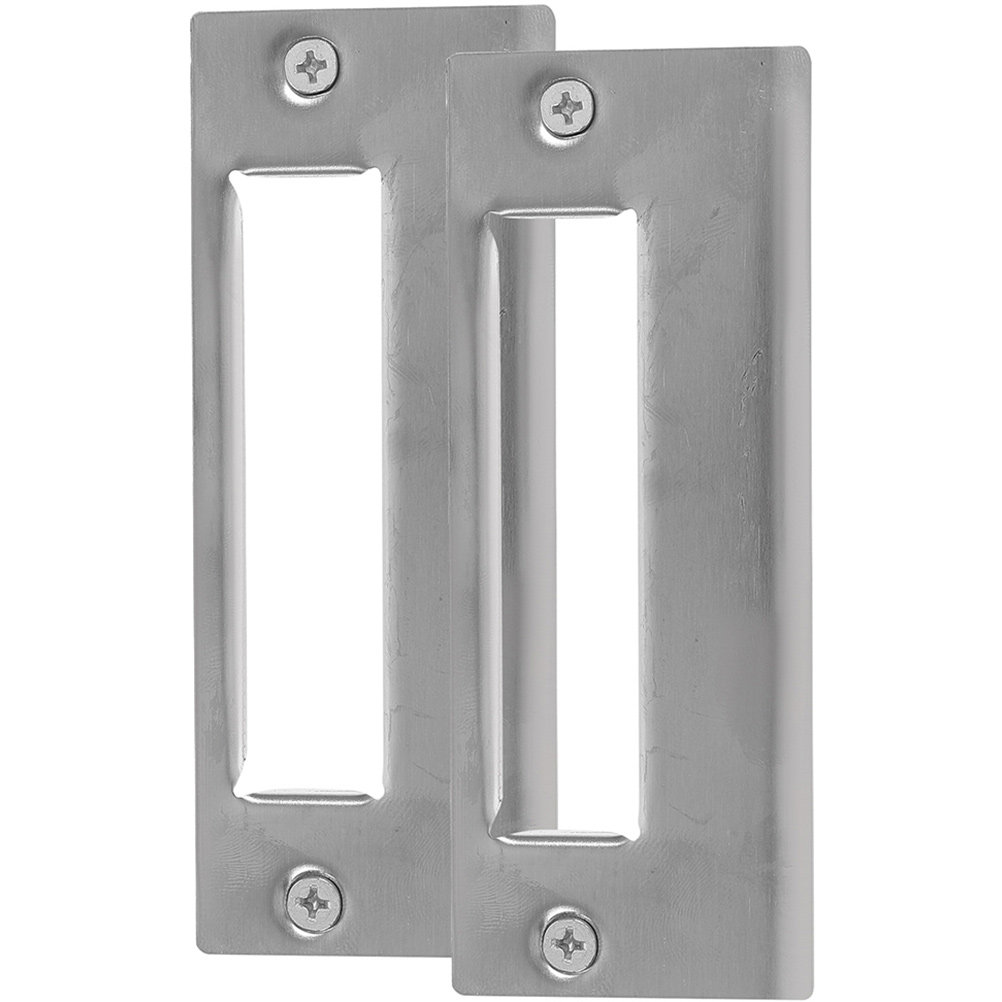 Door Reinforcer Kit - 2Pcs Door Lock Accessories Stainless Steel