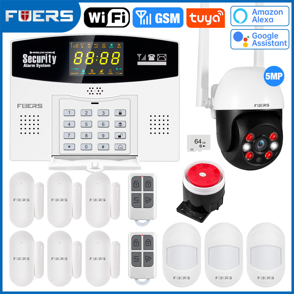 Home Security Front Door Camera - Fuers Tuya Smart Alarm System Kit
