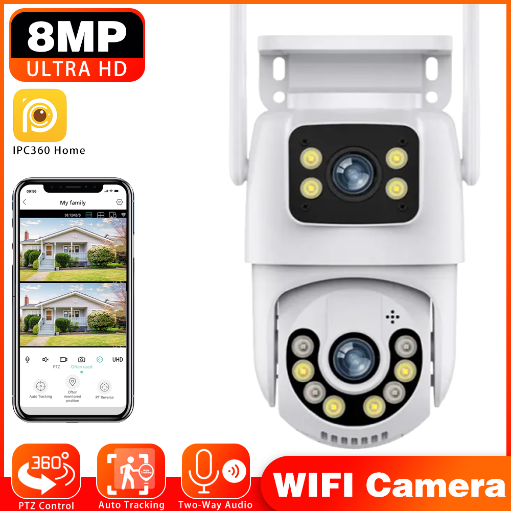 Home Security Kamera - 8MP IPC360 Home WIFI IP Camera