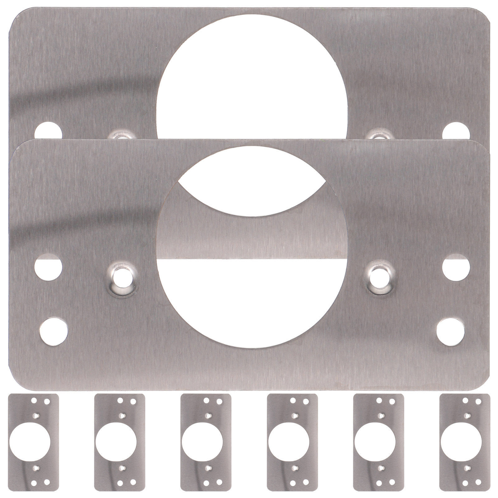 Door Reinforcer Kit - 8Pcs Door Kick Plate Repair Door