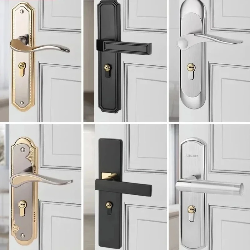 Home Security For Apartments - Apartment Room Wood Door Lock Set