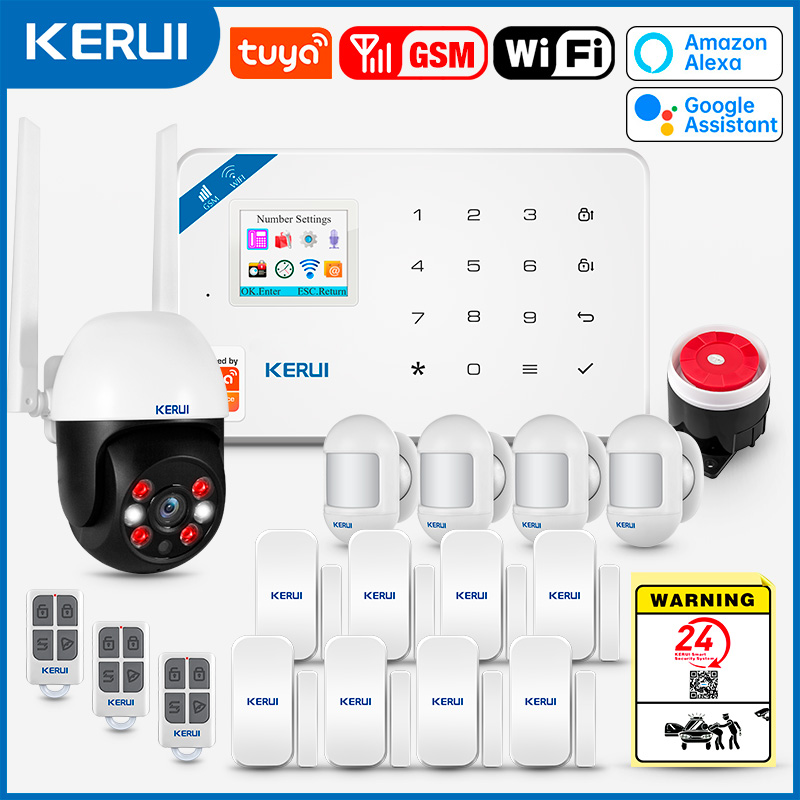 Home Security Front Door Camera - KERUI W181 Tuya Smart WIFI GSM