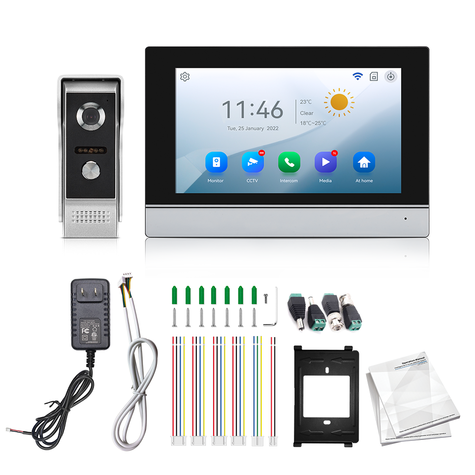 Home Security Prices - 7Inch IPS Screen 2MP Tuya Remote