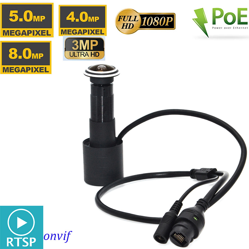 Home Security Front Door Camera - 1080P 3MP 5MP 8MP 4k POE