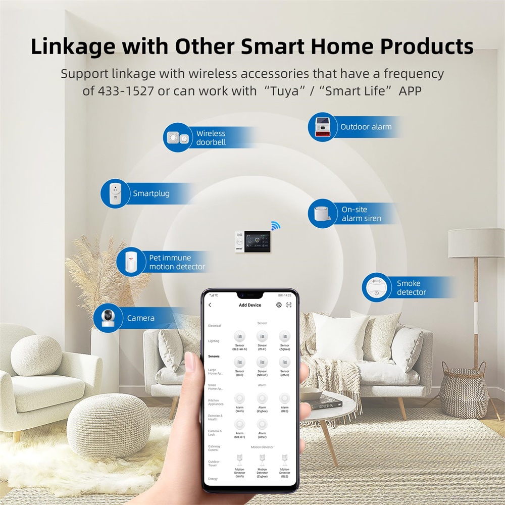 2.4G WIFI Smart GSM Alarm Syst - Home Security System Installation review and price