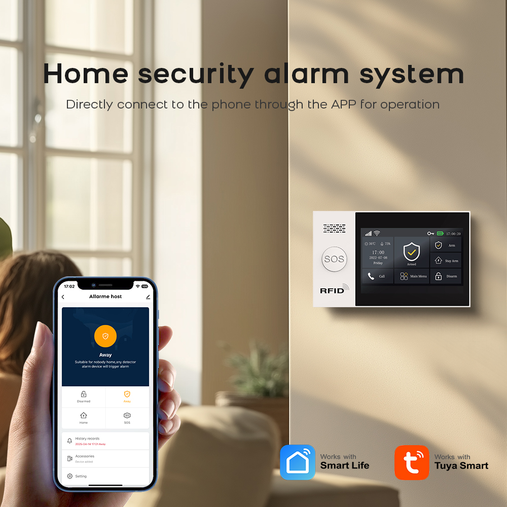 PG-107 Tuya Wireless Home WIFI - Home Security System Installation review and price