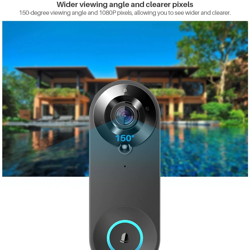 Tuya 1080P Wireless WIFI Doorb - Home Security Prices review and price