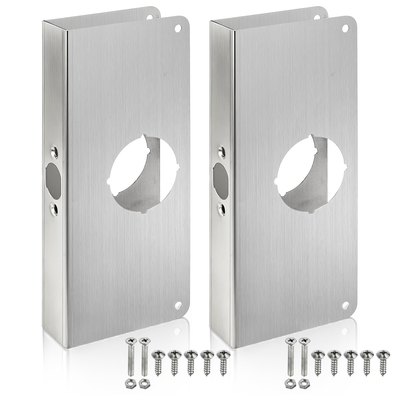 Stainless Steel Door Lock Rein - Door Reinforcer Kit review and price