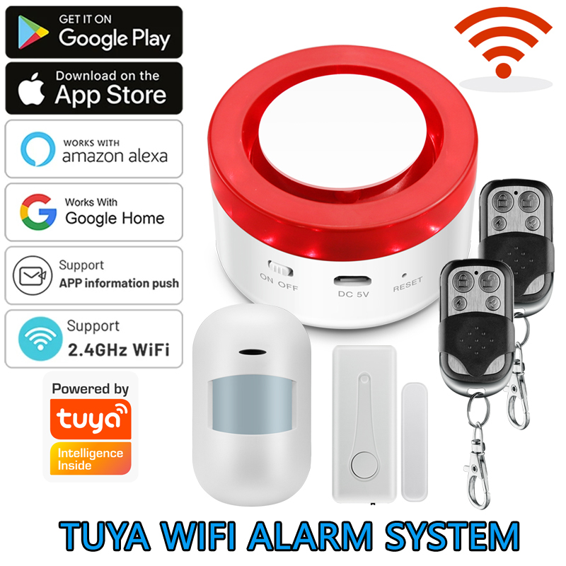 WiFi Tuya Home Alarm System 12 - Home Security System Installation review and price