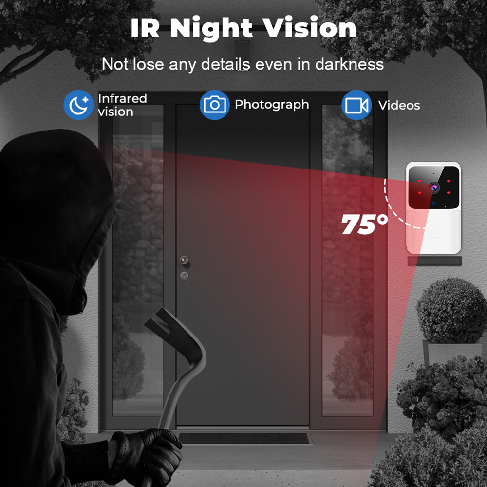 Tuya WiFi Video Doorbell Wirel - Home Security Front Door Camera review and price