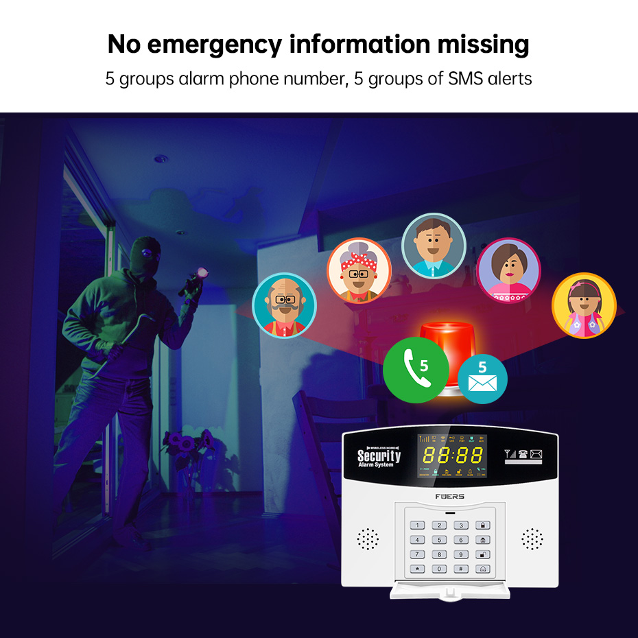 Fuers Tuya Smart Alarm System  - Home Security Front Door Camera review and price