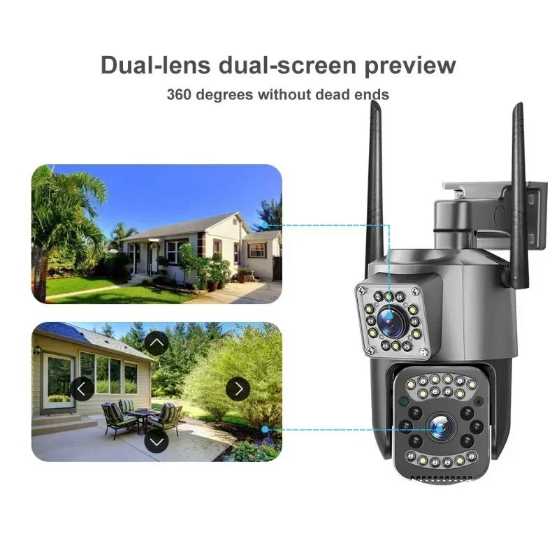 8MP WIFI IP Camera 4K PTZ Dual - Home Security Kamera review and price