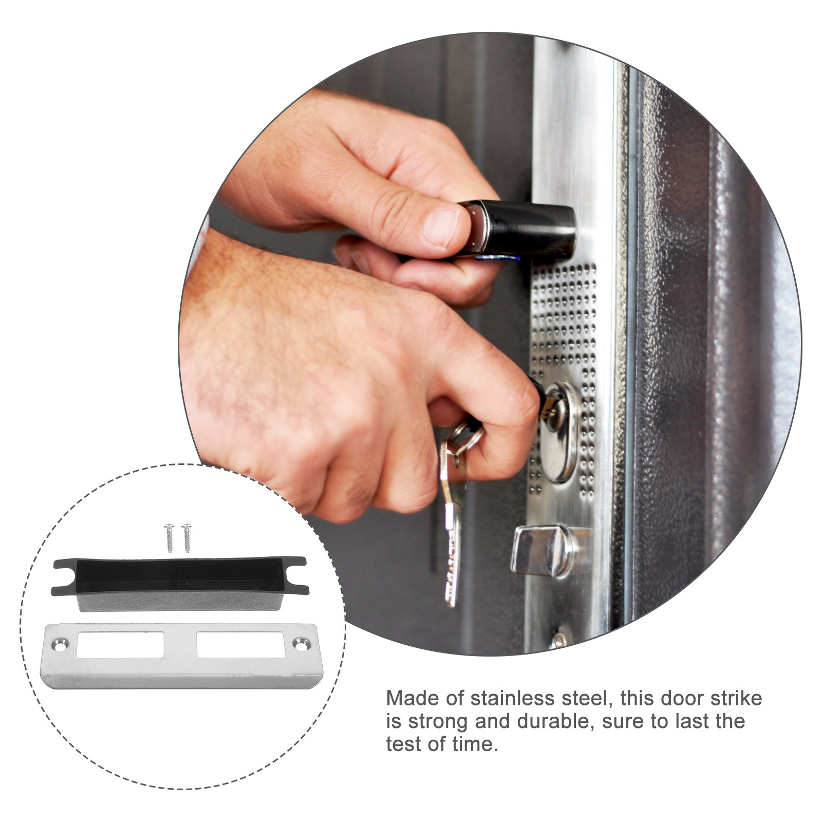 4Sets Door Reinforcement Plate - Door Reinforcer Kit review and price