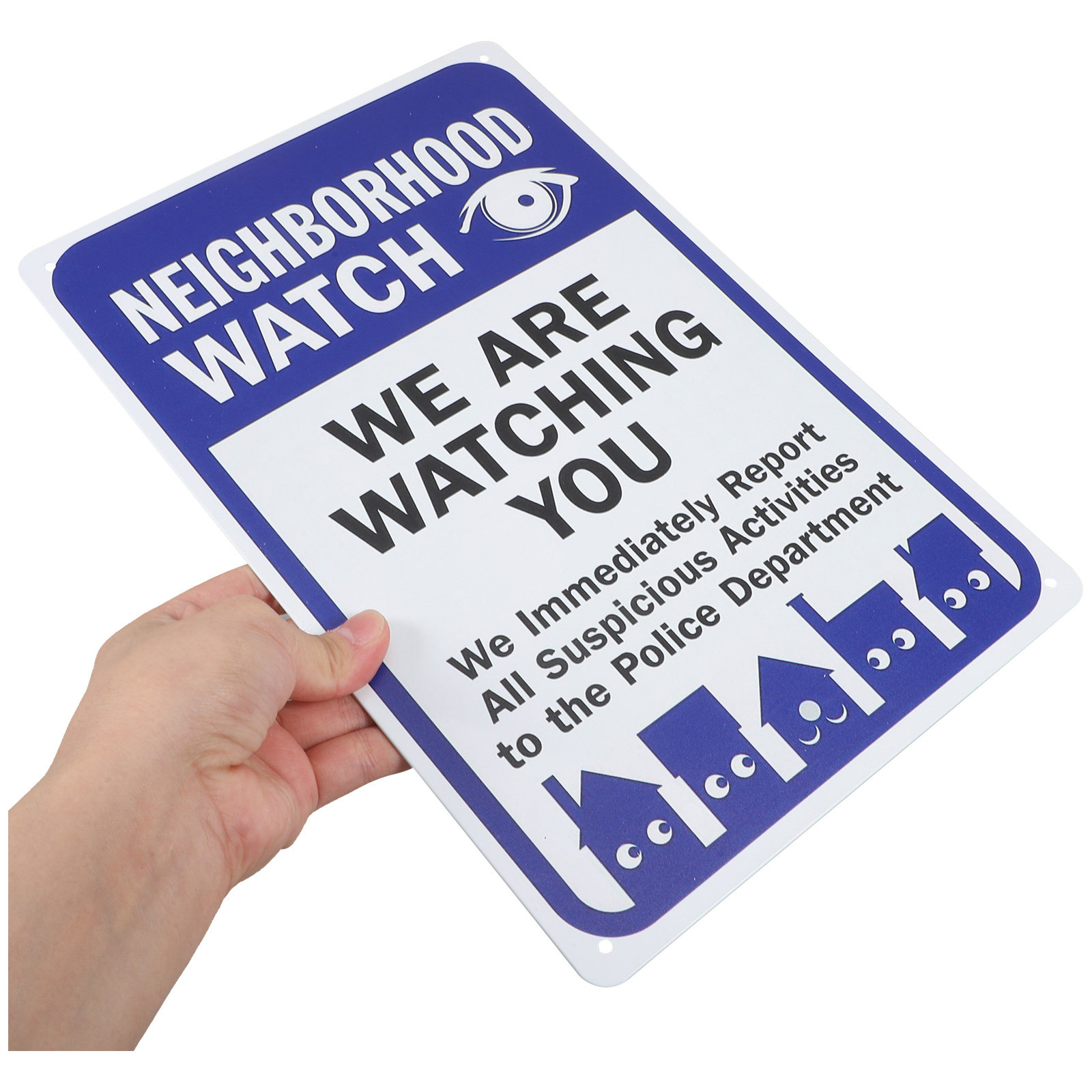 We Are Watching You Sign Vinta - Home Security Yard Sign review and price