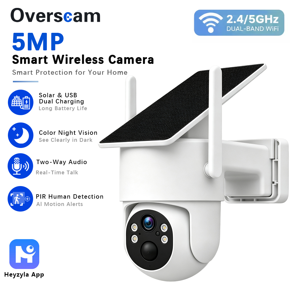 5MP Solar Powered PTZ Camera F - Home Security Kamera review and price