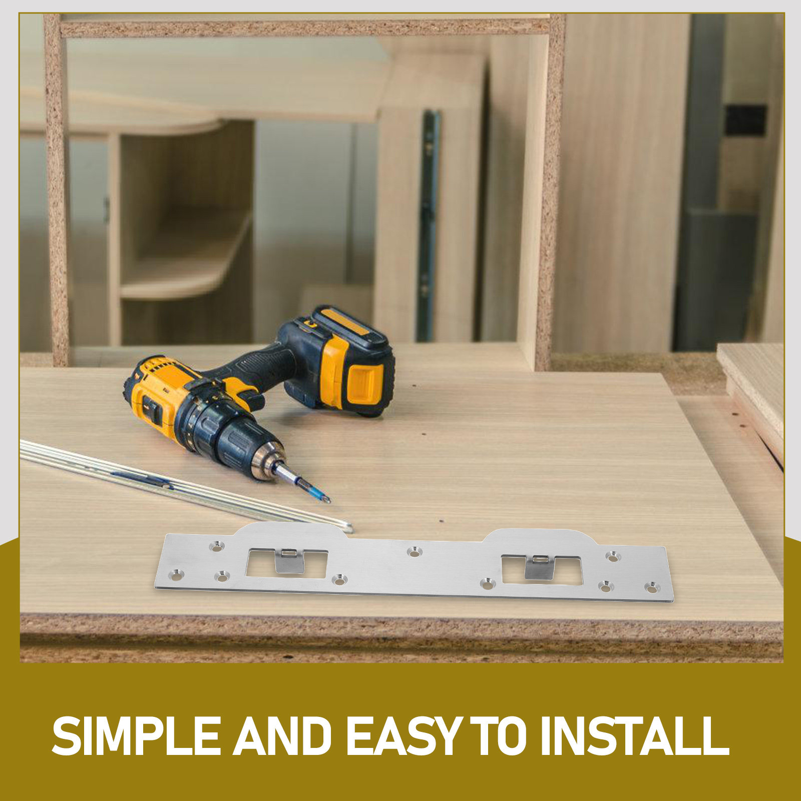 Heavy Duty Door Strike Plate D - Door Reinforcer Kit review and price