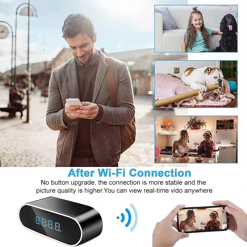 Full HD 1080P Alarm Clock Mini - Home Security Kamera review and price