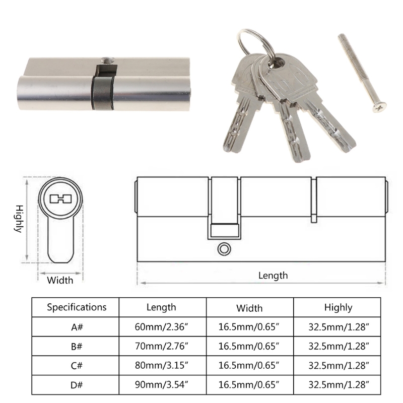 Keyed Entry Door Lock Cylinder - Home Security Gate review and price