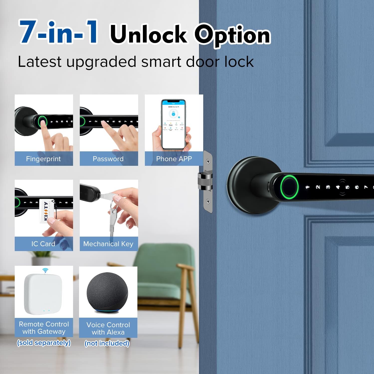 Smart Fingerprint Door Lock Ha - Home Security For Apartments review and price