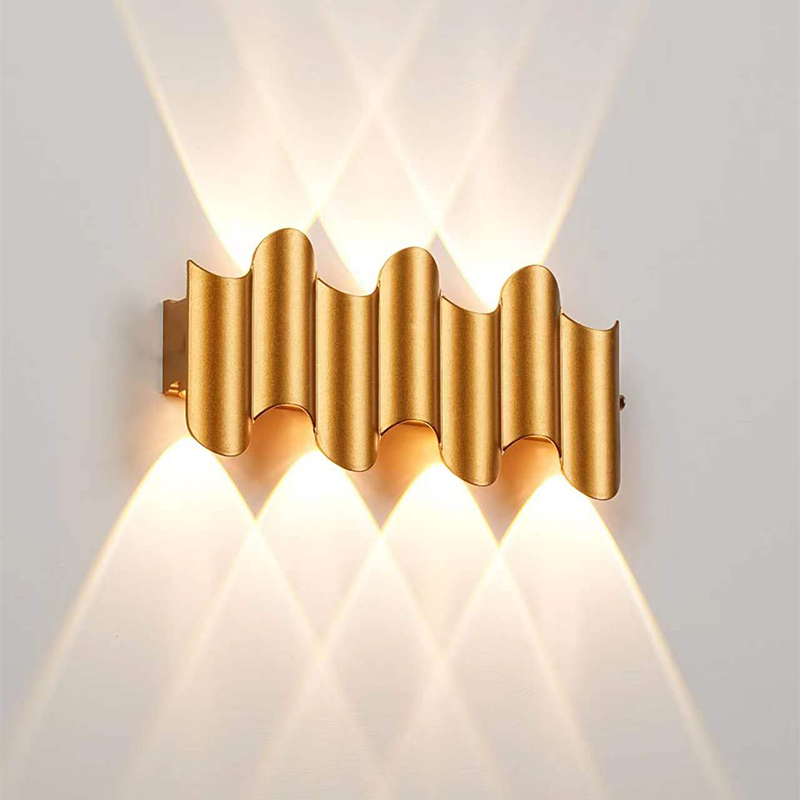 Aluminum Golden Body LED Wall  - Home Security Yard Sign review and price