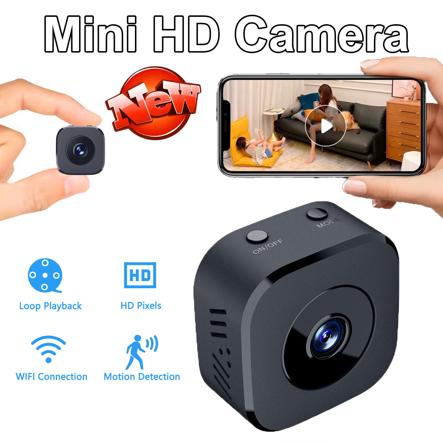Security Camera 4K Mini Full C - Home Security Prices review and price