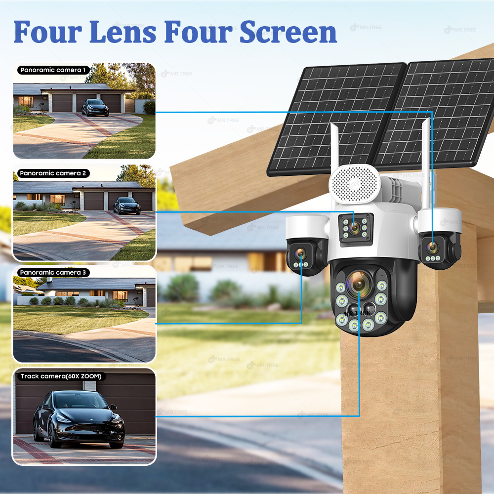 AOV Four Lens Outdoor Surveill - Home Security Kamera review and price