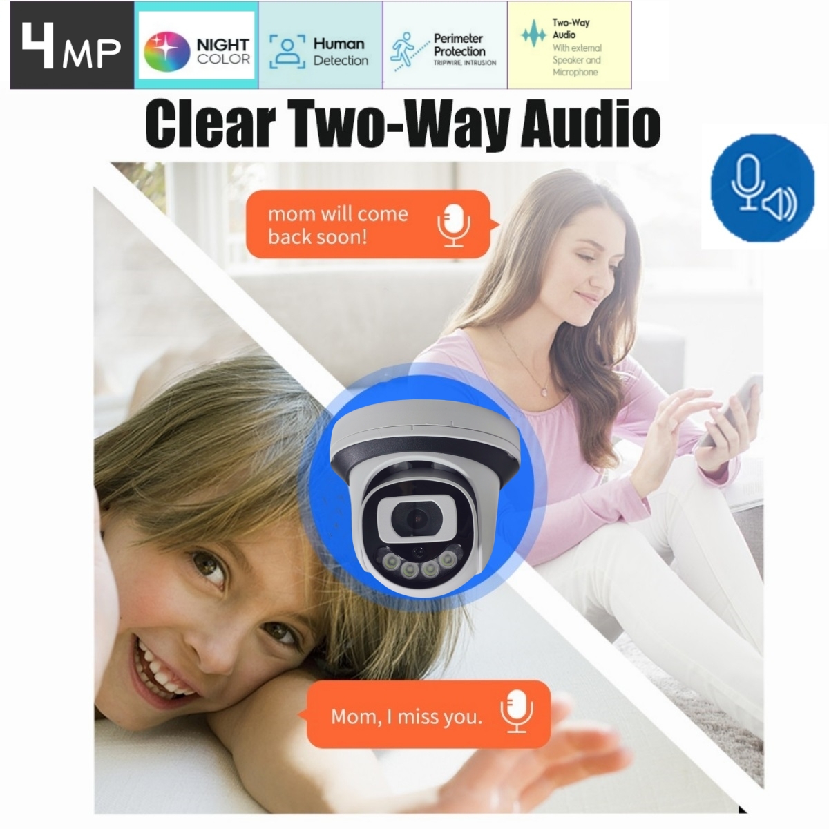 4MP WiFi Security Camera Indoo - Home Security System Installation review and price