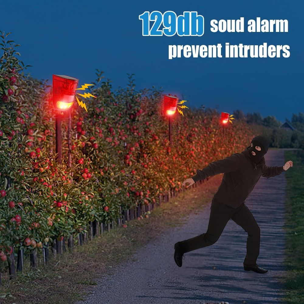 Security Alarm Solar Waterproo - Home Security Yard Sign review and price