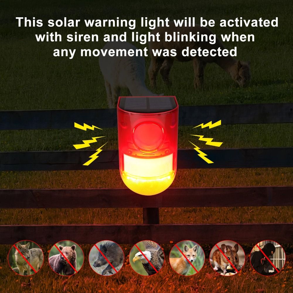 Security Alarm Solar Waterproo - Home Security Yard Sign review and price