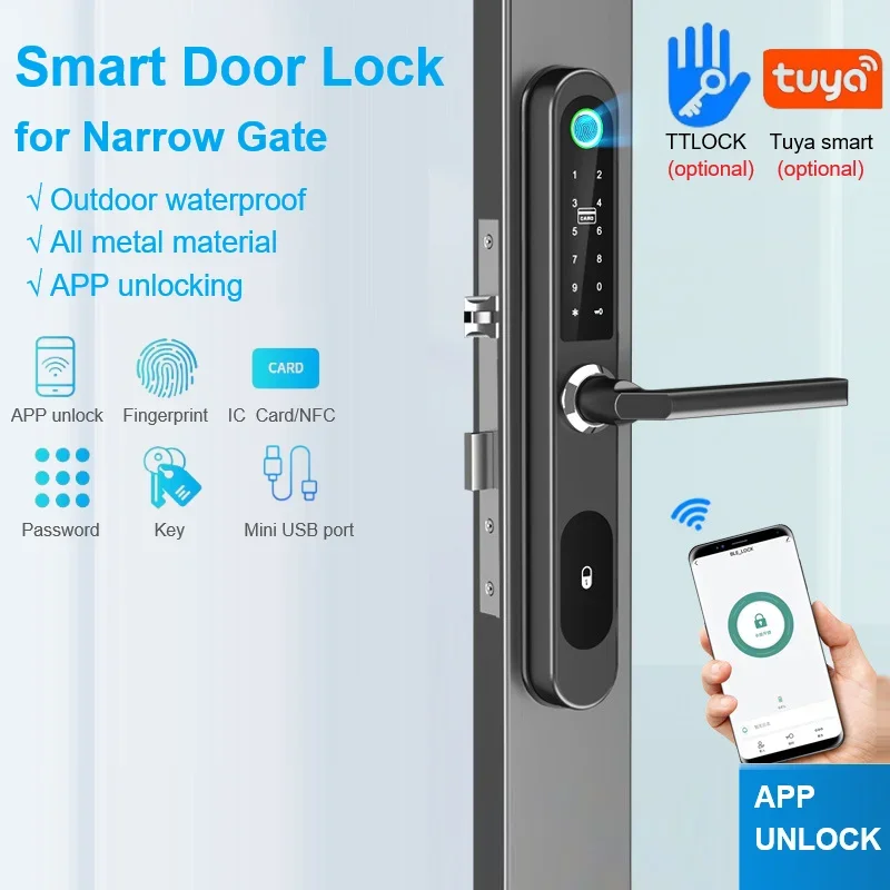 TTLock/Tuya Smart Door Lock Fi - Door Lock Smart Keypad review and price