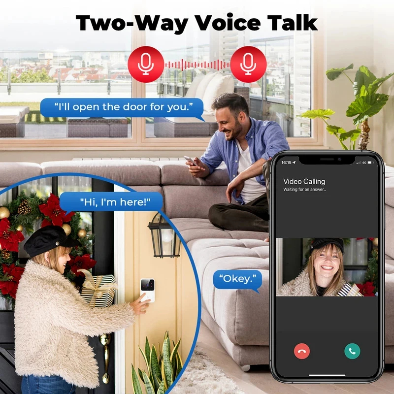Smart Home WiFi Video Doorbell - Home Security Prices review and price