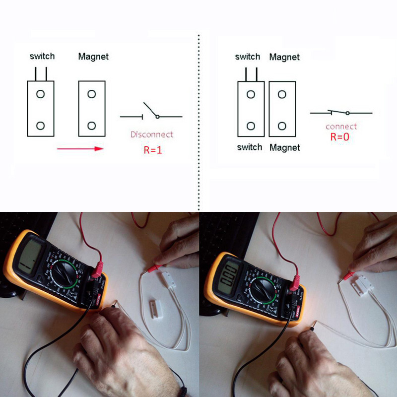 1/2/3/4/5/10/20PCS MC-38 Wired - Home Security Gate review and price