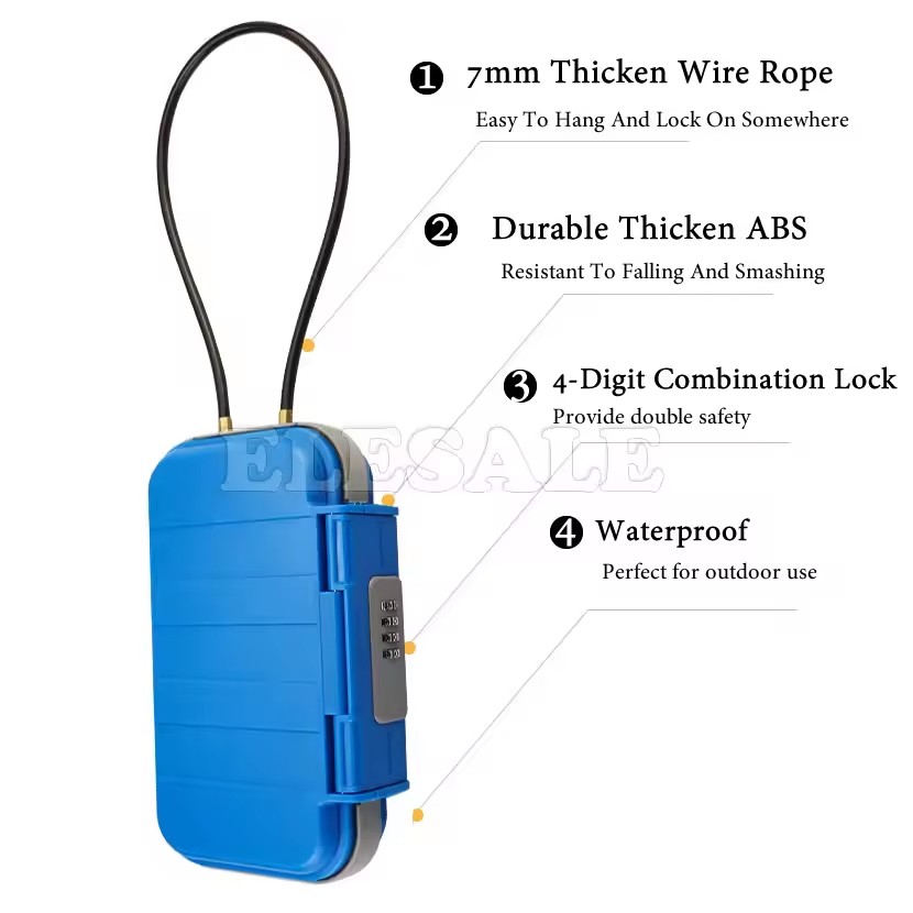 Creative Portable 4-digit Comb - Home Security Safe review and price