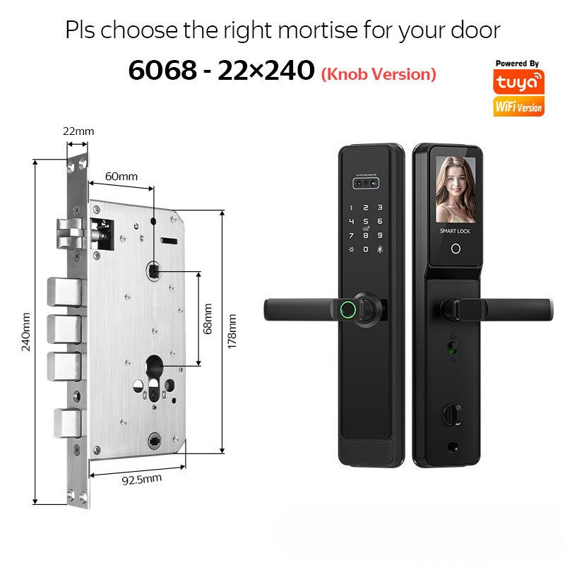 EGFirtor Semi-automaticTuya Fi - Door Lock Smart Keypad review and price