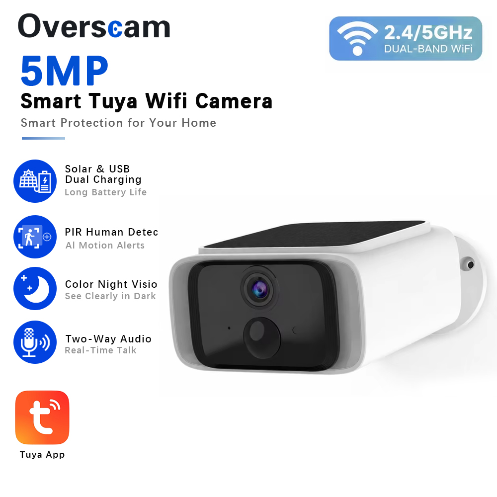 Tuya 5MP Solar Security Camera - Home Security Prices review and price