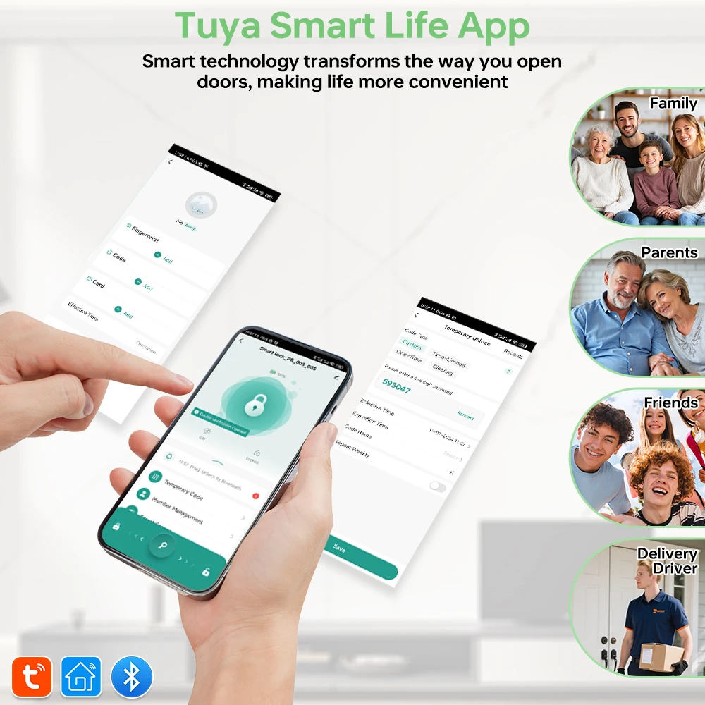 Tuya Bluetooth Smart Fingerpri - Home Security Gate review and price
