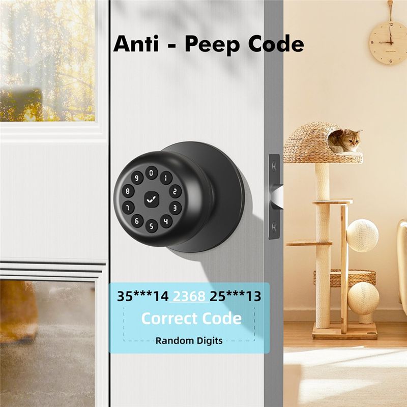 B67C Smart Door Knob With Lock - Door Lock Smart Keypad review and price