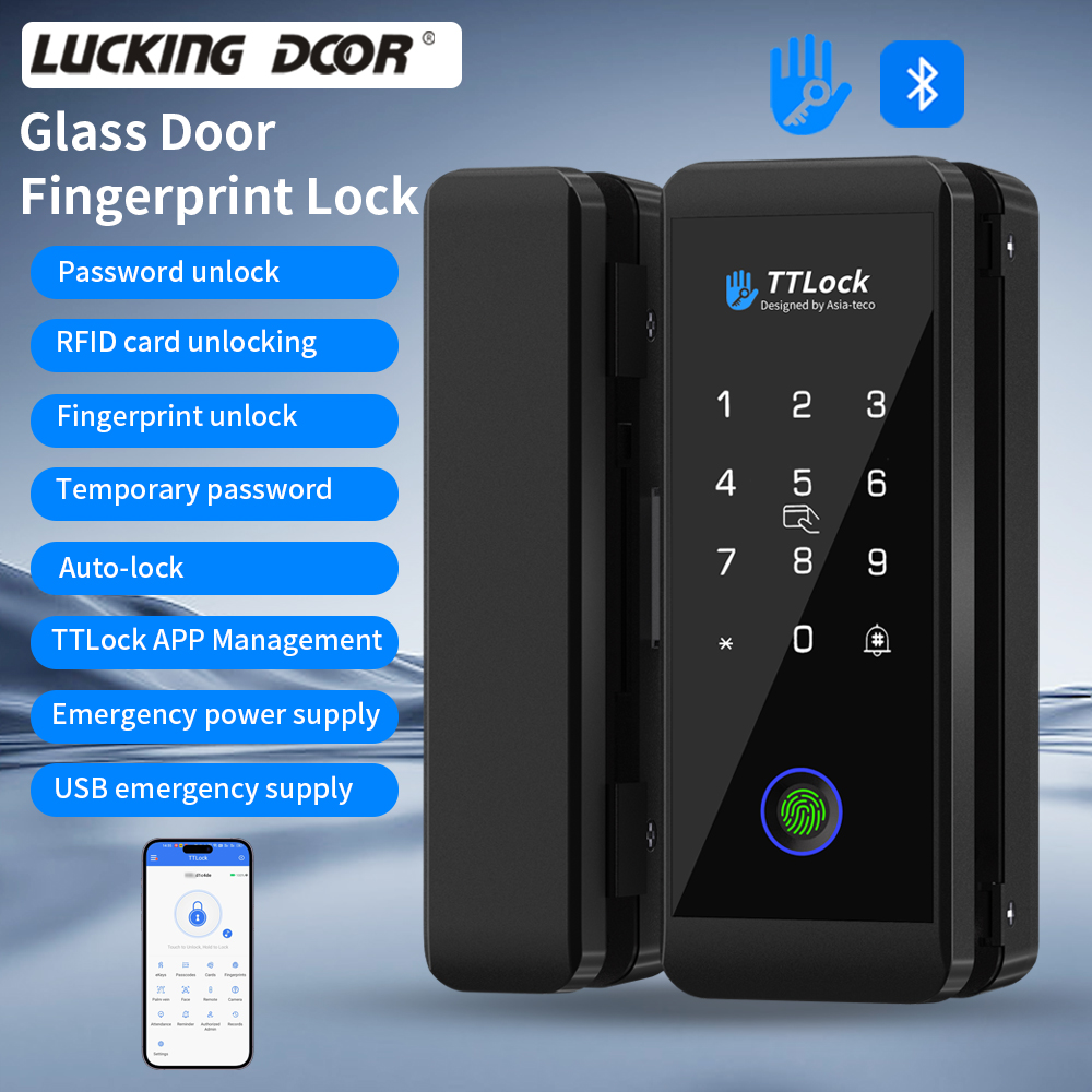 TTLOCK Smart Glass lock Finger - Door Lock Smart Keypad review and price
