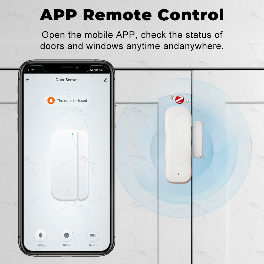 Tuya Zigbee Door Window Sensor - Home Security Gate review and price