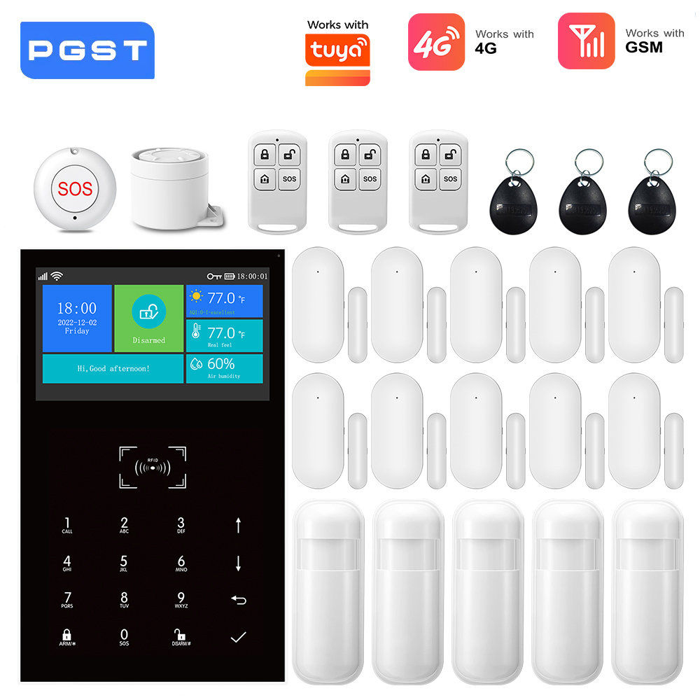 4G GSM WiFi Alarm System Work  - Home Security System Installation review and price