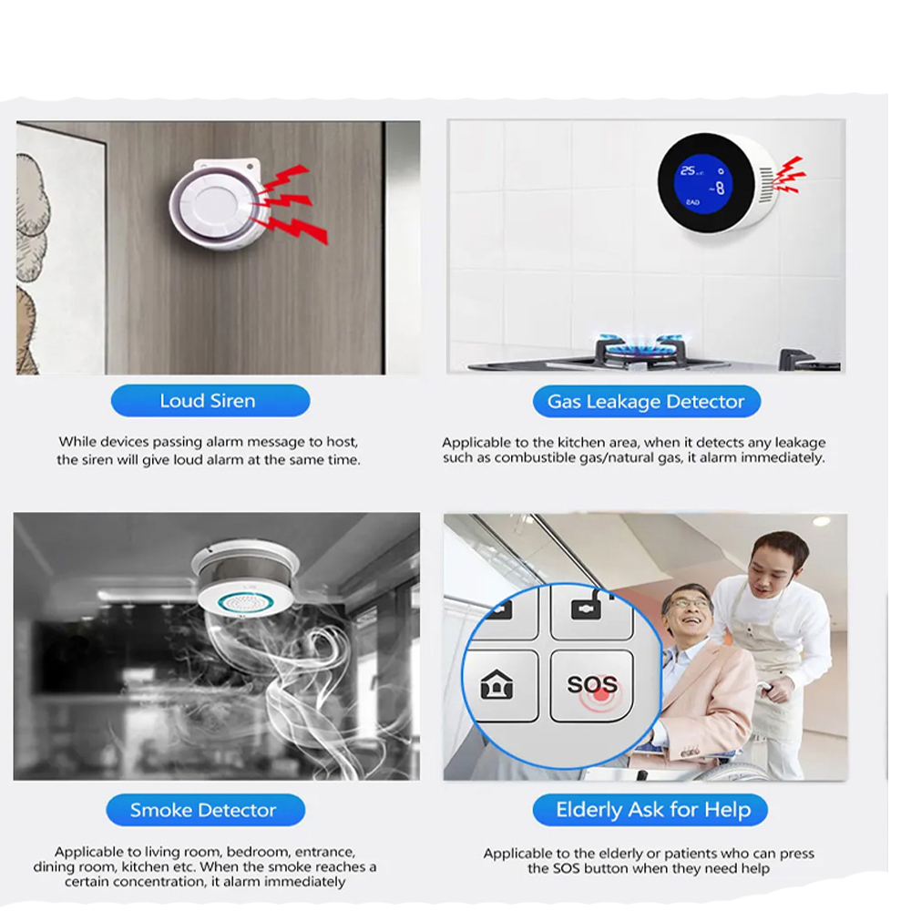 PGST 4G Tuya Smart Home Alarm  - Home Security System Installation review and price