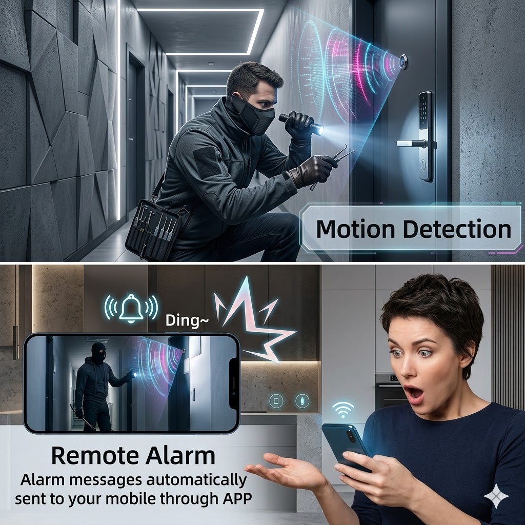 180° 3MP 2K Peephole Camera,5G - Home Security Front Door Camera review and price